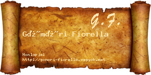 Gömöri Fiorella névjegykártya